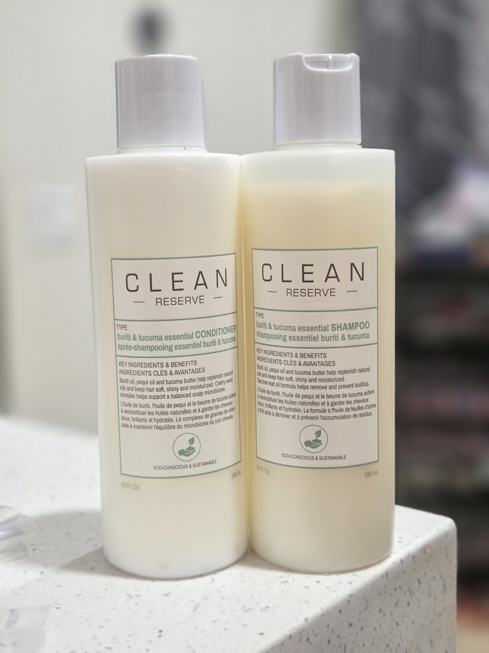 CLEAN RESERVE Buriti & Tucuma Shampoo & Conditioner Duo — White